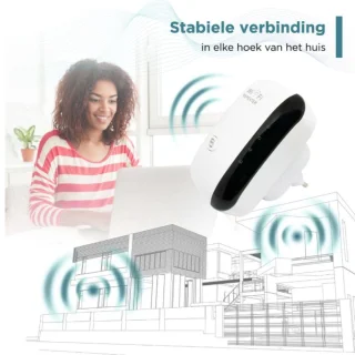 CRTV Wifi Versterker Stopcontact 300Mbps Wit