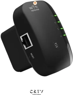 CRTV Wifi Versterker Stopcontact 300Mbps Zwart