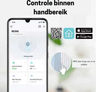 DD Wifi Versterker Stopcontact Repeater Wit