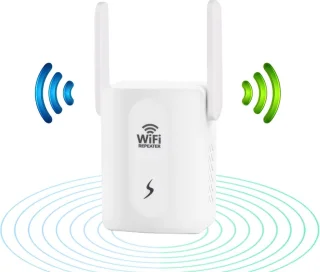 DrPhone BoostWave WiFi Versterker 300 Mbps 2.4GHz Wit