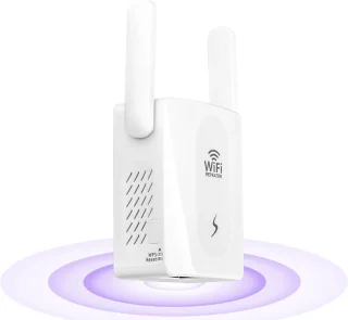 DrPhone BoostWave WiFi Versterker 300 Mbps 2.4GHz Wit