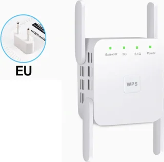 DrPhone W02 5Ghz Wifi Router Wit EU Plug