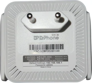 DrPhone W02 5Ghz Wifi Router Wit EU Plug