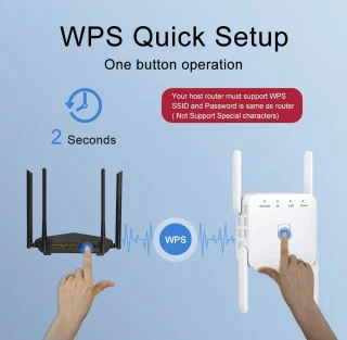 DrPhone WR1 Wifi Versterker Range Extender Wit