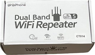 DrPhone WR4 Pro Wifi Versterker Dual Band Zwart