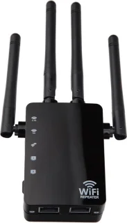 DrPhone WR4 Pro Wifi Versterker Dual Band Zwart