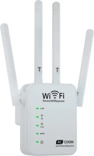 DrPhone WR5 Dual Band Wifi Versterker Range Extender Router Wit