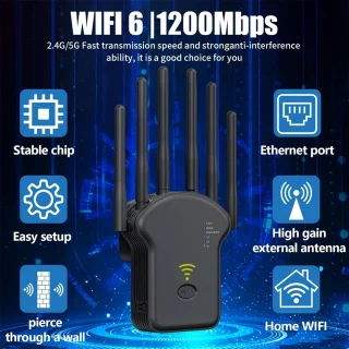 Dutchers® WiFi Versterker Stopcontact