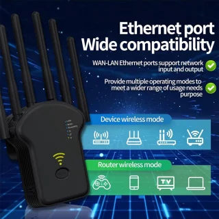 Dutchers® WiFi Versterker Stopcontact