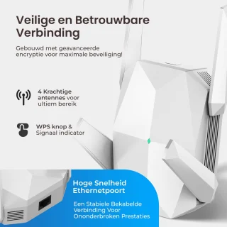 DynaBright WiFi Versterker Stopcontact
