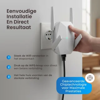 DynaBright WiFi Versterker Stopcontact