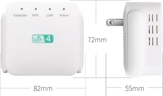 EDUP Wifi Versterker 300 Mbps 2.4 GHz