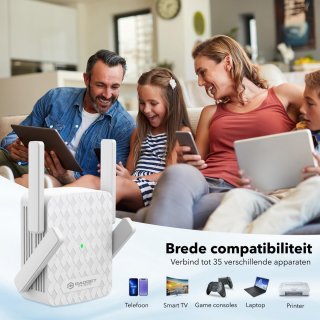 Gadgetplace WiFi Versterker Stopcontact Dual Band 1200Mbps