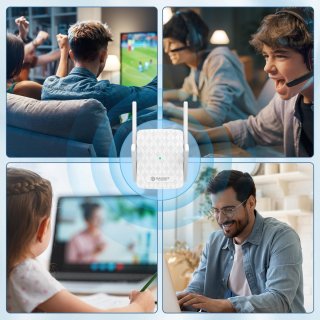 Gadgetplace WiFi Versterker Stopcontact Dual Band 1200Mbps