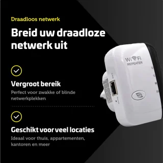 Garpex WiFi Versterker Stopcontact 300Mbps