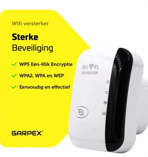 Garpex WiFi Versterker Stopcontact 300Mbps