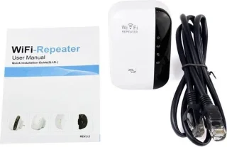 GYMSTON WiFi Versterker Stopcontact met Internetkabel