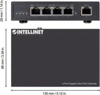 Intellinet 561617 Netwerkextender Zwart