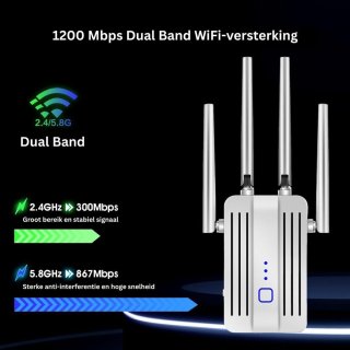JMZR Wifi Versterker Stopcontact Repeater
