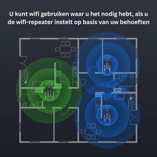 JMZR Wifi Versterker Stopcontact Repeater