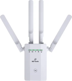 MD-goods WiFi Versterker Stopcontact 1200Mbps Dual Band