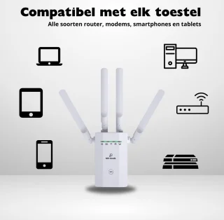 MD-goods WiFi Versterker Stopcontact 1200Mbps Dual Band