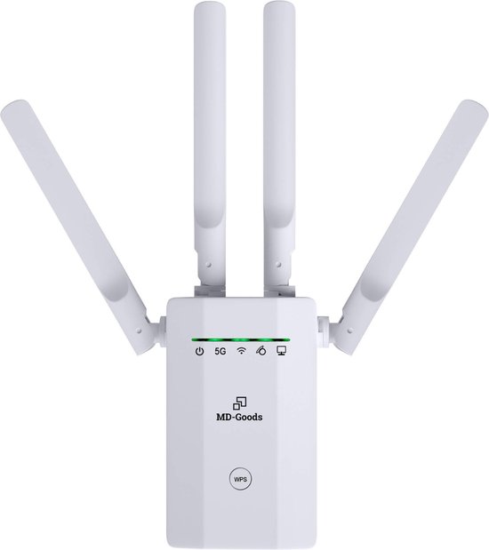 Betaalbare dual-band WiFi-repeater met eenvoudige installatie