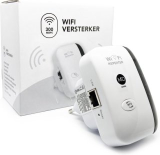 MD-goods WiFi Versterker Stopcontact Repeater 300Mbps