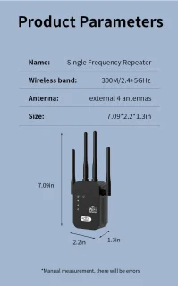 Wat vinden we goed aan de Merkloos 5G WiFi Extender 1200M Signaalversterker