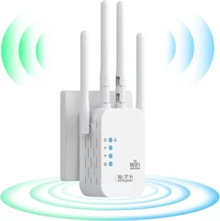 Namajunas WiFi Repeater 1200 Mbps - Wit