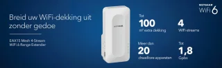 NETGEAR Nighthawk EAX15 WiFi 6 Mesh Extender