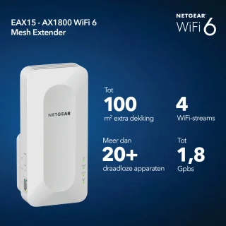 NETGEAR Nighthawk EAX15 WiFi 6 Mesh Extender