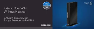 NETGEAR Nighthawk EAX20 WiFi Versterker