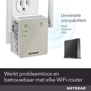 Netgear Nighthawk EX6120 WiFi Versterker 1200 Mbps