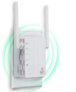 Netwerkrouter WiFi Repeater Wireless N 300 Mbps 2 Antennes