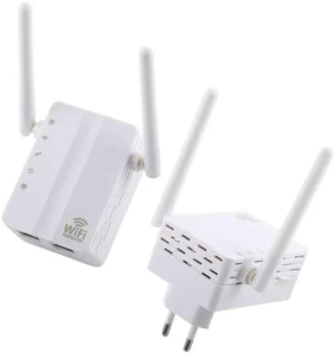 Netwerkrouter WiFi Repeater Wireless N 300 Mbps 2 Antennes
