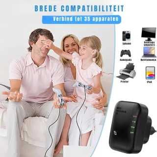 Wat vinden we goed aan de Nexvo® WiFi Versterker Stopcontact Zwart