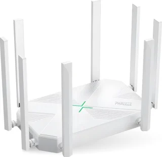 Phreeze 4K Dual Band Router 1200 Mbps Wit