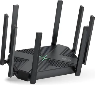 Phreeze 4K Dual Band Wifi Repeater 1200 Mbps Zwart