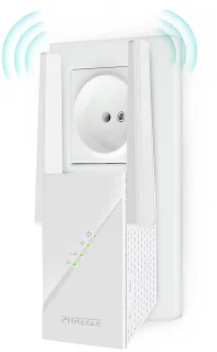 Phreeze AX1800 Wifi 6 Versterker Stopcontact
