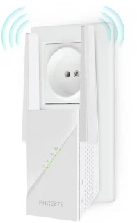 Phreeze AX1800 Wifi 6 Versterker Stopcontact