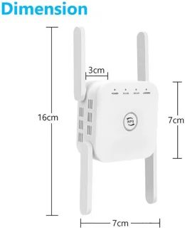 PIXLINK LV-WR24Q WiFi Repeater 2.4G Zwart