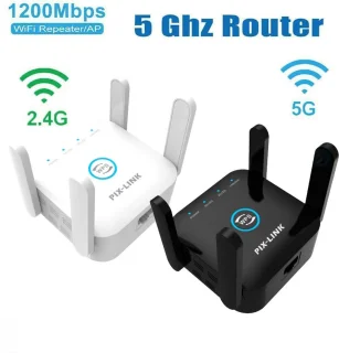 PIXLINK LV-WR24Q WiFi Repeater 2.4G Zwart