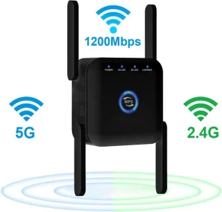 PIXLINK LV-WR24Q WiFi Repeater 2.4G Zwart