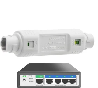 PoE ethernet repeater