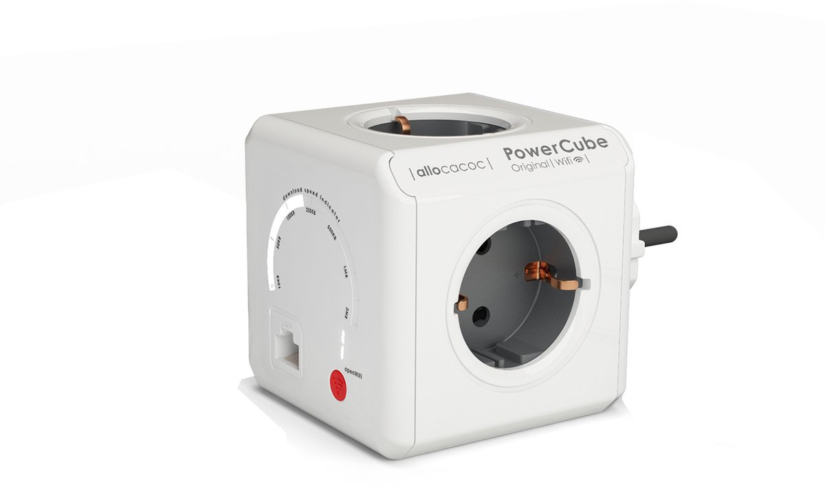 De PowerCube Original WiFi Zwart in één oogopslag