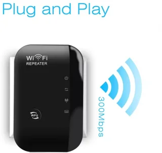 Premium DN229BK Mini WiFi Repeater Zwart