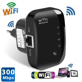 Premium DN229BK Mini WiFi Repeater Zwart