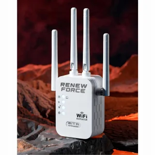 RENEW FORCE WiFi Versterker Z01A 300 Mbps 4 Antennes