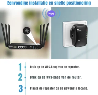 RVV® WiFi Versterker Stopcontact